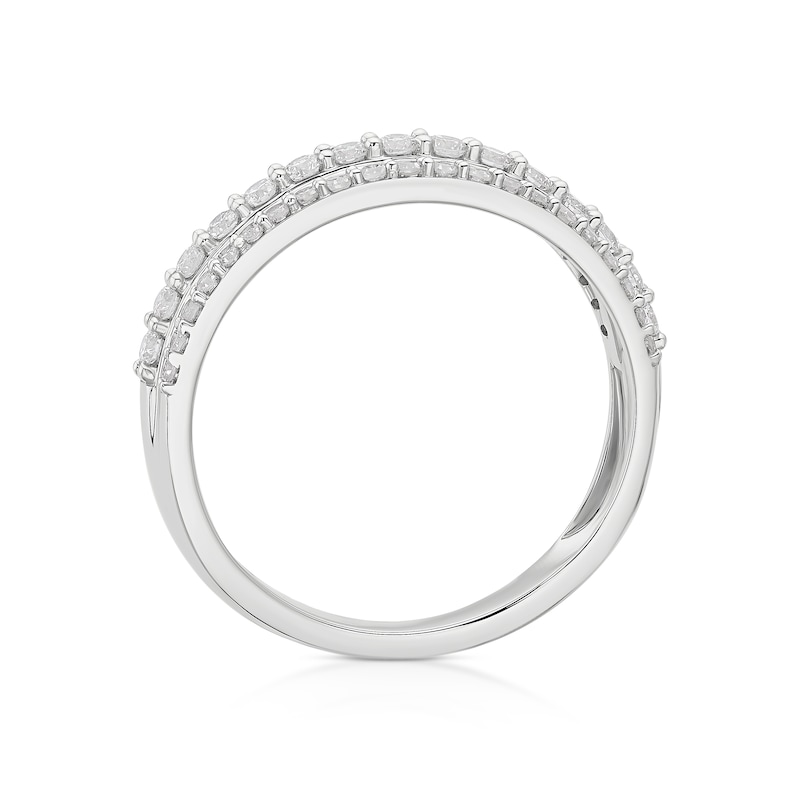 Main Image 3 of 9ct White Gold 0.50ct Lab Grown Diamond Eternity Ring