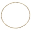 Thumbnail Image 0 of Together Silver & 9ct Bonded Gold 18 Inch Curb Chain