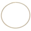 Thumbnail Image 1 of Together Silver & 9ct Bonded Gold 18" Curb Chain