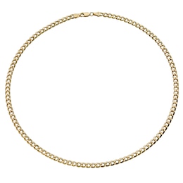 Together Silver & 9ct Bonded Gold 18 Inch Curb Chain