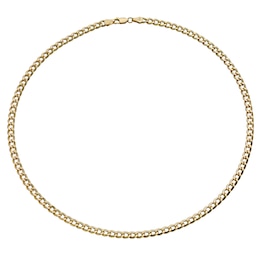 Together Silver & 9ct Bonded Gold 18" Curb Chain