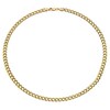 Thumbnail Image 1 of Together Silver & 9ct Bonded Gold 20" Curb Chain