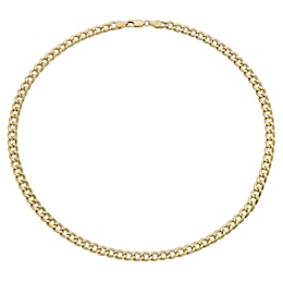 Together Silver & 9ct Bonded Gold 20" Curb Chain