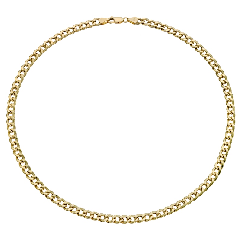 Together Silver & 9ct Bonded Gold 20 Inch Curb Chain