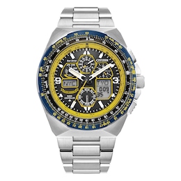 Citizen Eco-Drive Blue Angels Men's Blue Dial Stainless Steel Bracelet Watch