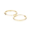 Thumbnail Image 2 of 9ct Yellow Gold 13mm Sleeper Earrings Hoop