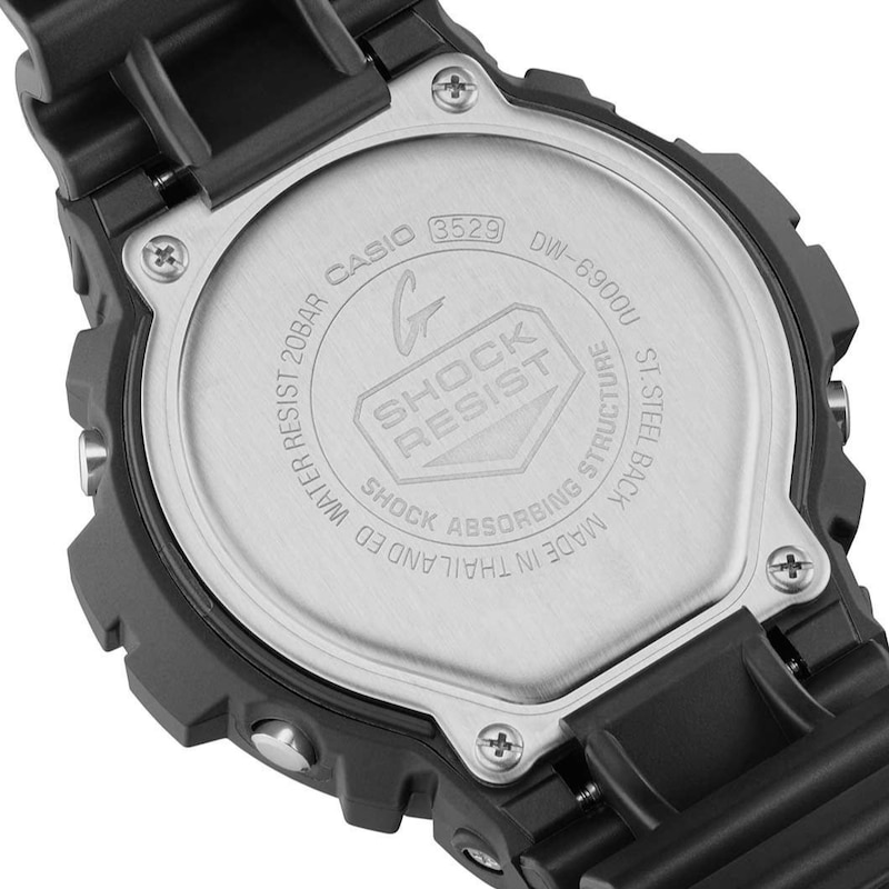Main Image 3 of Casio G-Shock DW-6900U-1ER Men's Digital Black Resin Strap Watch
