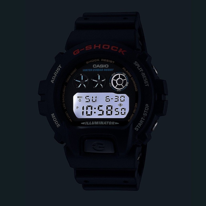 Main Image 7 of Casio G-Shock DW-6900U-1ER Men's Digital Black Resin Strap Watch