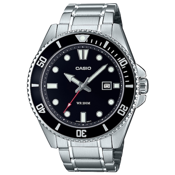 Casio Men's Silver Mdv-107D-1A1vef Collection 50Mm Quartz Watch In - Image 4