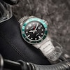 Thumbnail Image 2 of Casio Diver Men's Green Bezel Stainless Steel Watch
