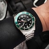 Thumbnail Image 3 of Casio Diver Men's Green Bezel Stainless Steel Watch