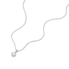 Thumbnail Image 2 of 18ct Yellow Gold Round Cubic Zirconia Pendant 17.5" Necklace