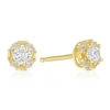 Thumbnail Image 1 of 18ct Yellow Gold Round Cubic Zirconia Stud Earrings
