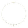 Thumbnail Image 2 of 9ct Yellow Gold Mother Of Pearl Clover Ball Pendant 16+1" Necklace
