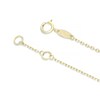Thumbnail Image 3 of 9ct Yellow Gold Mother Of Pearl Heart Station 16+1" Necklace