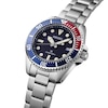 Thumbnail Image 2 of Seiko Prospex Men's "Blue & Red" Solar Diver's Stainless Steel Watch