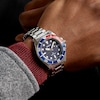 Thumbnail Image 4 of Seiko Prospex Men's "Blue & Red" Solar Diver's Stainless Steel Watch