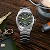 Thumbnail Image 3 of Seiko Men's Prospex "Green Dial" Alpinist Stainless Steel Bracelet Watch