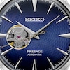 Thumbnail Image 5 of Seiko Men's Presage Cocktail Time ‘Blue Moon’ Open Heart Blue Leather Strap Watch