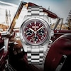 Thumbnail Image 7 of Seiko Men's Prospex Speed Timer Factory Red Dial Stainless Steel Watch