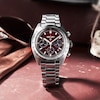 Thumbnail Image 8 of Seiko Men's Prospex Speed Timer Factory Red Dial Stainless Steel Watch