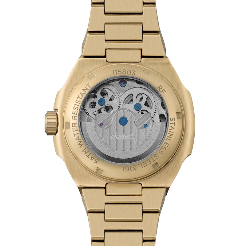 Main Image 2 of Ingersoll 1892 The Spirit Men's Navy Dial Gold Tone Stainless Steel Watch