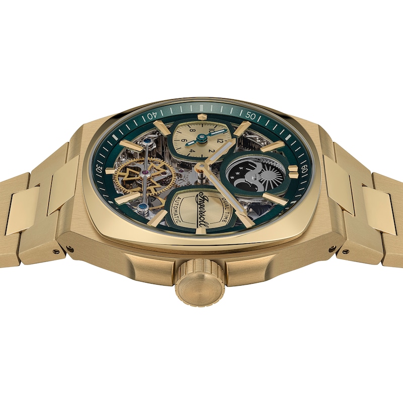 Main Image 5 of Ingersoll 1892 The Spirit Men's Navy Dial Gold Tone Stainless Steel Watch