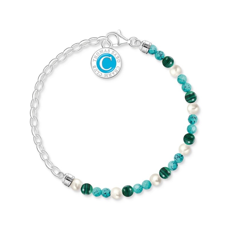 Main Image 2 of Thomas Sabo Sterling Silver Multi-Coloured Beaded Bracelet