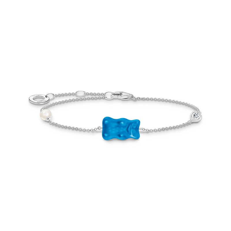 Main Image 1 of Thomas Sabo x Haribo Sterling Silver Blue Goldbear Bracelet