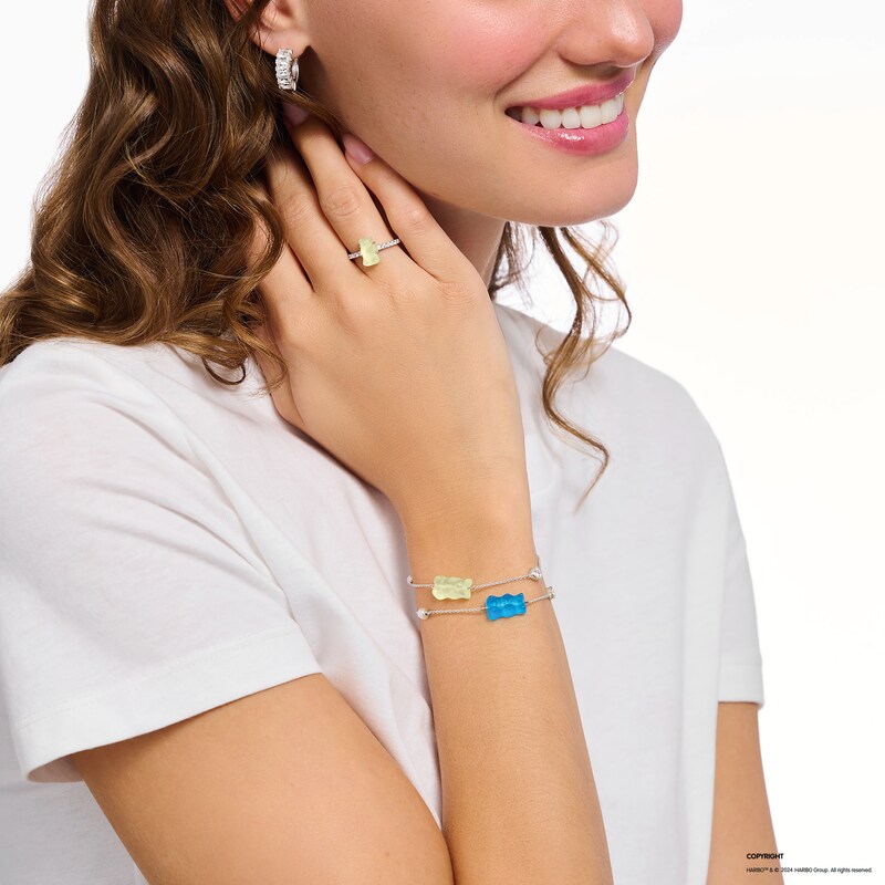 Main Image 2 of Thomas Sabo x Haribo Sterling Silver Blue Goldbear Bracelet