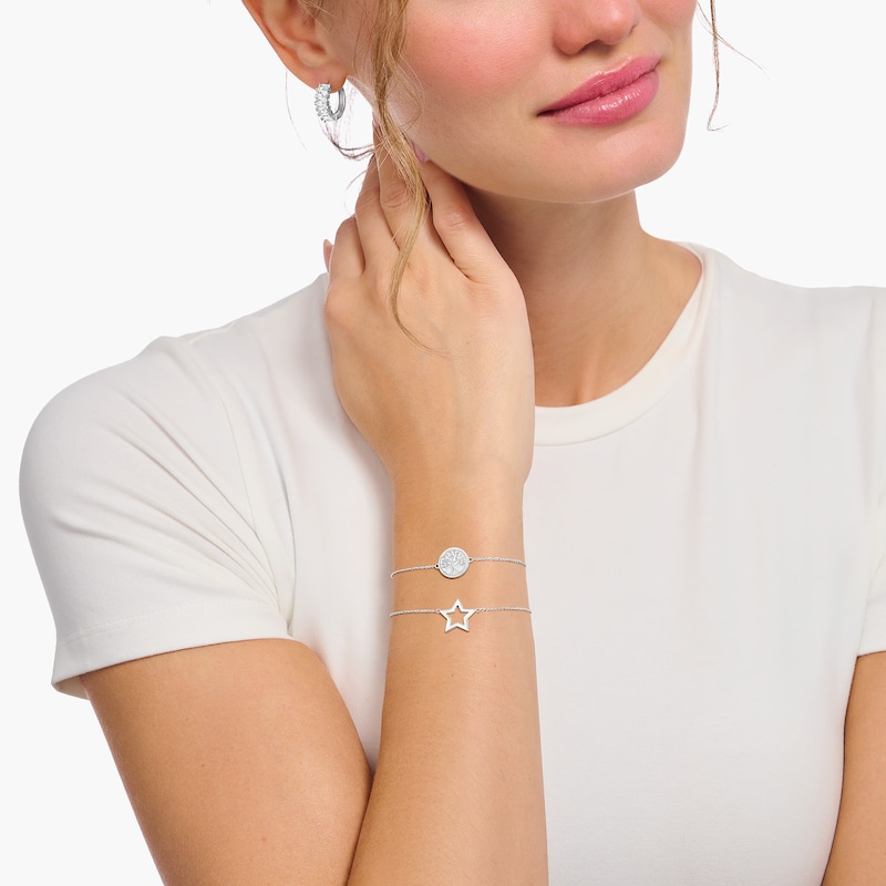 Main Image 2 of Thomas Sabo Sterling Silver Star Pendant Bracelet
