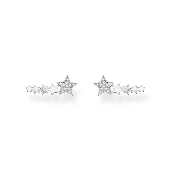 Thomas Sabo Sterling Silver Cubic Zirconia Star Ear Climber 