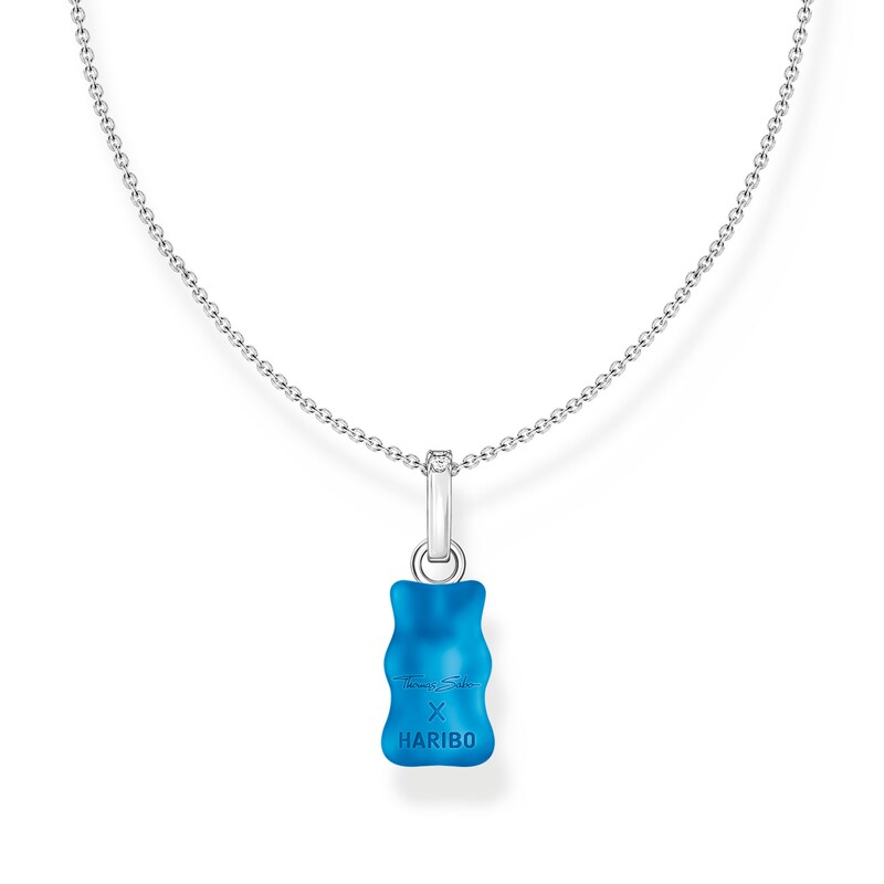 Main Image 2 of Thomas Sabo x Haribo Sterling Silver Blue Goldbear Necklace