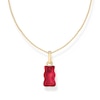 Thumbnail Image 2 of Thomas Sabo x Haribo Sterling Silver 18ct Gold Plated Red Goldbear Necklace