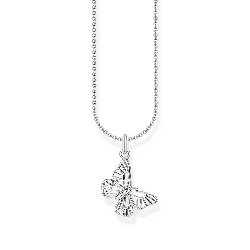 Main Image 1 of Thomas Sabo Sterling Silver Butterfly Pendant Necklace