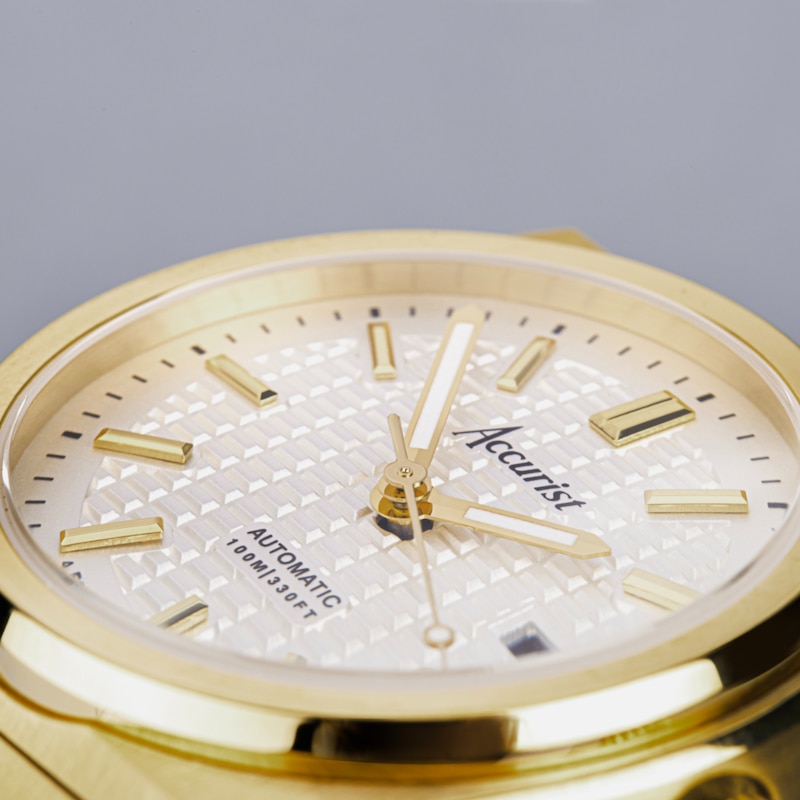 Main Image 2 of Accurist Ladies' Origin Automatic Gold Stainless Steel Bracelet Watch