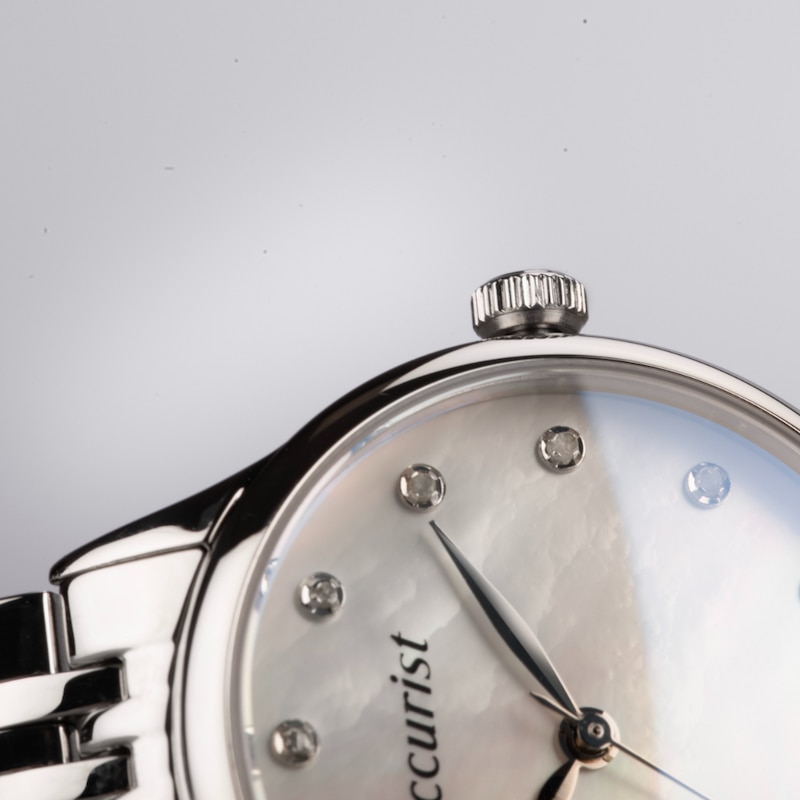 Main Image 2 of Accurist Ladies' Dress Silver Stainless Steel Bracelet Watch