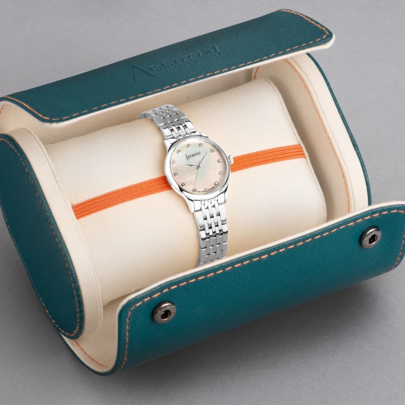 Main Image 7 of Accurist Ladies' Dress Silver Stainless Steel Bracelet Watch