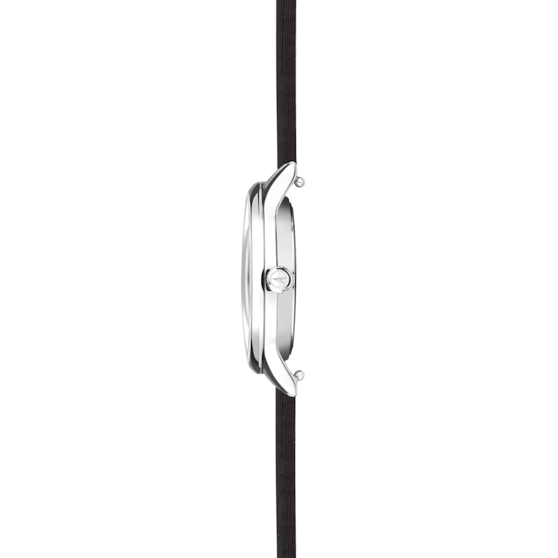 Main Image 3 of Accurist Ladies' Dress Black Leather Strap Watch