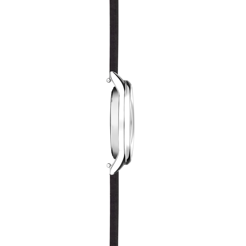 Main Image 4 of Accurist Ladies' Dress Black Leather Strap Watch