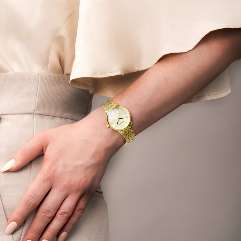 Main Image 8 of Accurist Ladies' Dress Gold Stainless Steel Bracelet Watch