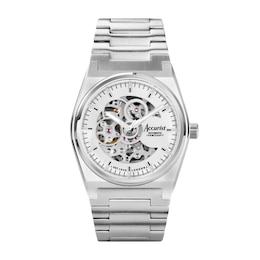 Accurist Men's Origin Skeleton Automatic Stainless Steel Bracelet Watch