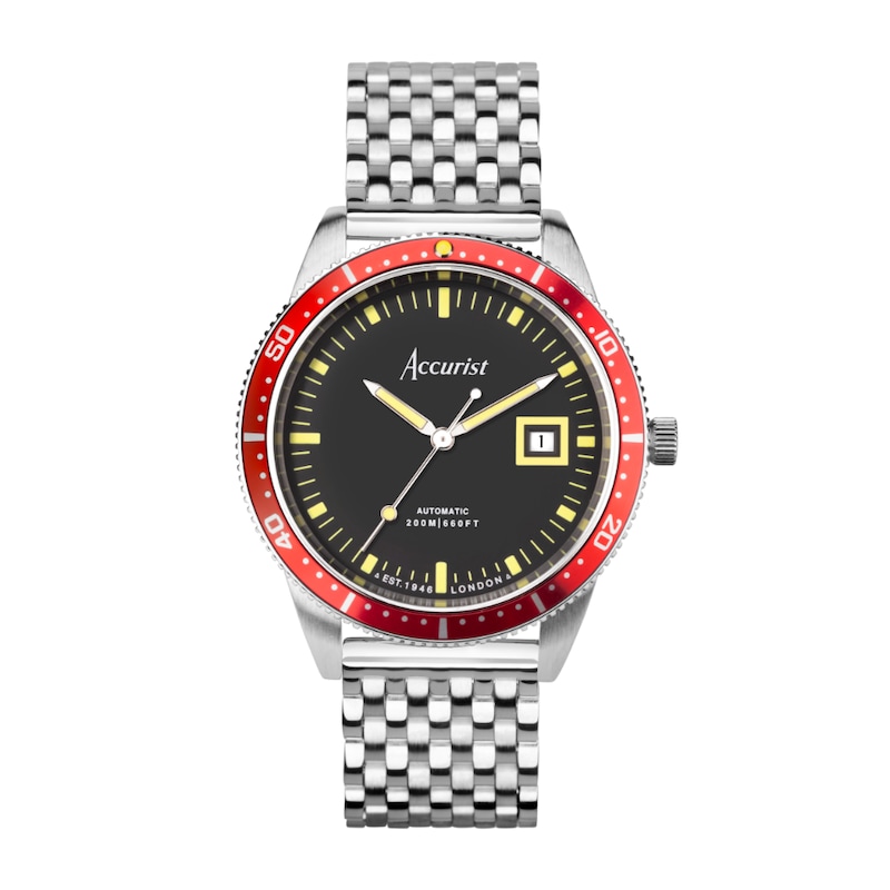 Main Image 1 of Accurist Men's Dive Automatic Stainless Steel Bracelet Watch