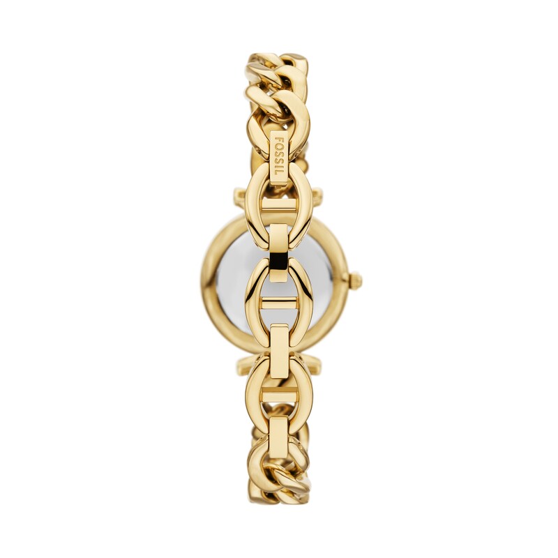 Main Image 2 of Fossil Ladies' Chain Style Gold Tone Bracelet & Watch Set