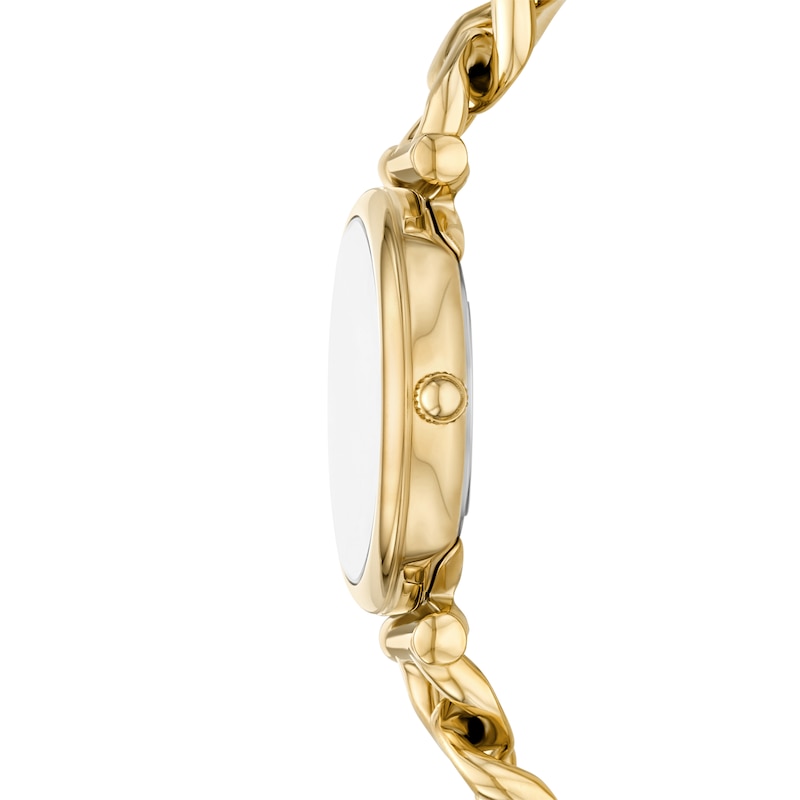 Main Image 3 of Fossil Ladies' Chain Style Gold Tone Bracelet & Watch Set