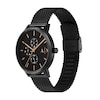 Thumbnail Image 2 of Armani Exchange Men's Black Tone Chain Necklace & Mesh Strap Watch Set