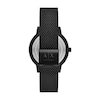 Thumbnail Image 3 of Armani Exchange Men's Black Tone Chain Necklace & Mesh Strap Watch Set