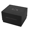 Thumbnail Image 7 of Armani Exchange Men's Black Tone Chain Necklace & Mesh Strap Watch Set