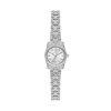 Thumbnail Image 1 of Michael Kors Lexington Ladies' Silver Tone Sunray Dial Stone Set Bracelet Watch