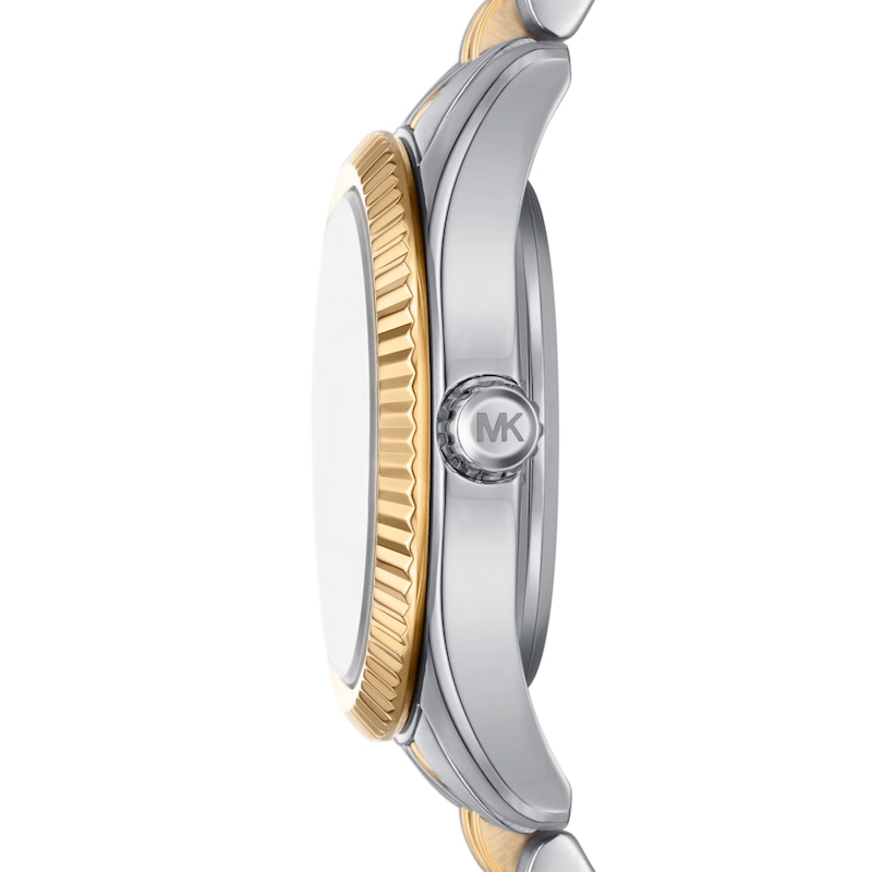 Main Image 3 of Michael Kors Lexington Ladies' Oyster Sunray Dial Gold Tone Watch & Bracelet Set